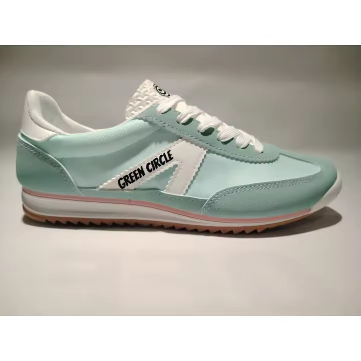 Zapatillas Mujer Green+Circle Fleur. Verde agua. Transpirable. Plantilla confort. - 1