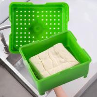 Kit De Molde Para Tofú Hecho a Mano 1pc Máquina De Fabricación De Tofú Plástico Con Telita De Queso Herramienta De Cocina - details 9