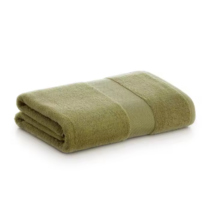 Toalla de lavabo Paduana Verde 100 % algodón 500 g/m² 50 x 100 cm - 1