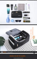 Bolsa De Maquillaje Y Cosméticos Para Hombres Organizador Portátil De Viaje Con Almacenamiento Colgante Para Baño - details 3