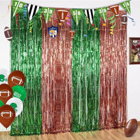 2 Pack Cortinas De Foil Mardi Gras Con Borlas Metálicas Para Decoración De Fiestas De Cumpleaños Boda Y Decoraciones De Fiesta Mardi Gras - details 16