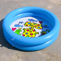 Piscina De Natación Para Bebés 65x65CM Juguete Acuático Inflable Para Verano Forma Redonda Con Diseño De Animales Lindos Para Niños - details 1