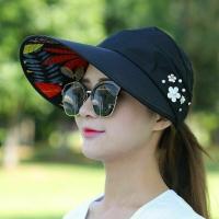 Sombrero De Verano Para Mujer Con Pico Ancho Plegable Protección UV Sombreros De Playa Capaz De Protegerse Del Sol - details 3