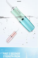 Irrigador Oral Eléctrico Portátil Limpiador Dental Con 4 Cabezales Y 3 Modos De Uso Recargable Fregador De Dientes Jet De Agua - details 8