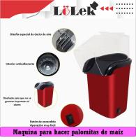 Máquina de Palomitas de Maíz LoLek con Medidor de Cantidad – Rápida y Saludable, Funciona con Aire Caliente, Sin Aceite, Listas en 3 Minutos – Fácil de Usar y Limpiar, Perfecta para Noches de Cine en Casa, Fiestas y Reuniones Familiares - details 0