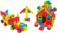 Juguetes De Bloques De Construcción DIY Para Niños Educativos Interactivos De Modelado Con Bloques Interconectables Para Niños Pequeños Asamblea Familiar - details 4