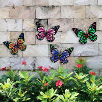 Arte De Mariposa Metálico Para Pared Decoración Colgante De Hierro Para Jardín Ornamento De Arte De Mariposa De Hierro - details 5