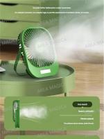 Ventilador de escritorio pequeño de pared para cocina y dormitorio, de tres velocidades, de alta velocidad y larga duración. - details 6