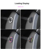 2pcs Pegatinas De Protección Para Manija De Asiento Trasero De Coche En Cuero Para Mini Electric Cooper E SE J01 EV 2024 2025 Accesorios - details 6