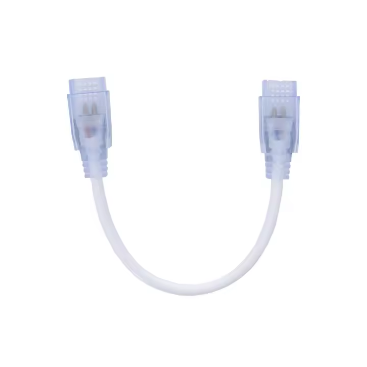 Ledkia Cable Conector entre Tira LED Autorectificada 220V AC SMD&COB IP65 Blanco - 1