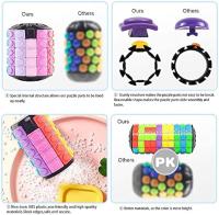 Puzzle Cilíndrico De 7 Capas Juguete Interactivo Para Niños Y Niñas Juego De Rota Y Desliza IQ Fit Cubos Inteligentes DIY Regalo Para Adolescentes - details 3