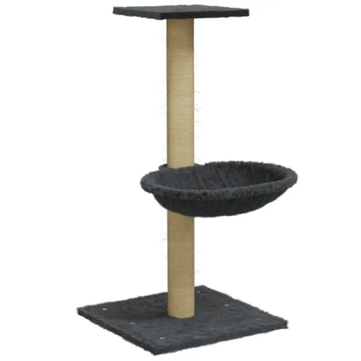 Rascador para Gatos with Poste de ISAL gris obscure.74 cm - 1