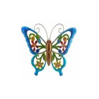 2 piezas de metal mariposa pared decoración gran mariposa pared arte inspirada N hueco mariposa pared esculturas para interior exterior dormitorio Oficina jardín decoración - details 4