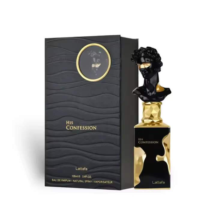 Perfume His Confession Hombre 100 ml - Lattafa: Fragancia masculina de Eau De Parfum - 1