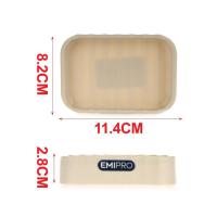 Accesorios Baño, Set Completo Jabonera, Dispensador Jabon, Escobilla, Vaso para Enjuague,Jabonera, Kit de Decoracion para Baños de 4 piezas color Beige - details 2