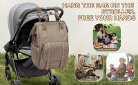 Mochila De Diaper Grande Para Bebés Niños Y Niñas Multifuncional Impermeable Estilosa Para Viajes Bolsa De Bebé Para Madres Y Padres Maternidad - details 6