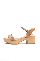 Lyla Wang Sandalias con tacón bajo y plataforma para mujer con plantilla acolchada - details 5