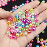 100pcs Perlas De Acrílico Imitación Con Agujero 6/8/10mm Colores Aleatorios AB Para DIY Joyería Hecha a Mano - details 15