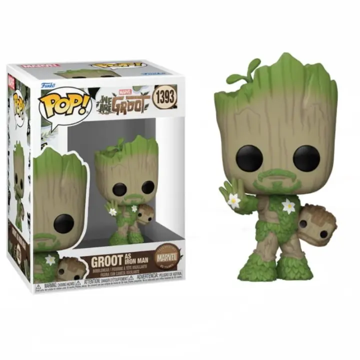 Funko Pop! Marvel 85 Years, We are Groot, Groot as Iron Man 1393 - 1
