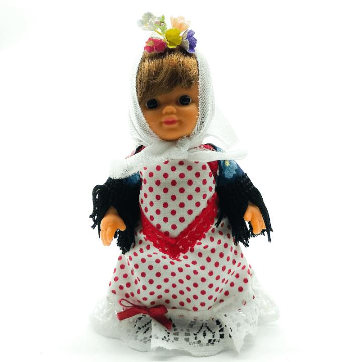 Vestido Regional Chulapa Madrileña Para Muñecas 41 Cm - Traje Típico De Sintra, Simona O Naia - Hecho A Mano En España (Muñeca No Incluida)