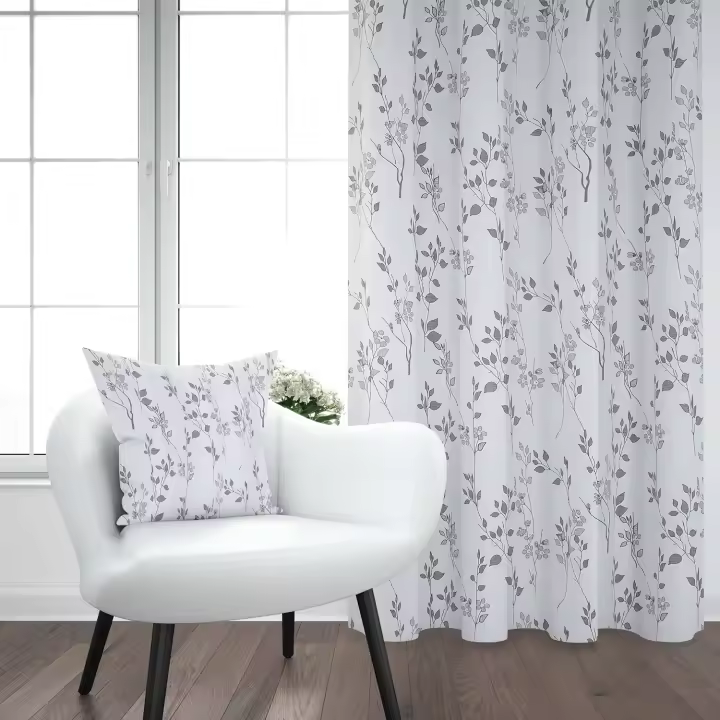 Shoppe house - Cortina Salón Dormitorio Estampado con Ojales 140x260cm - 1