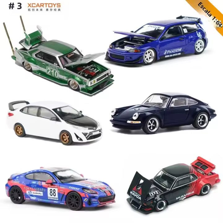 Xcartoys PopRace Coche De Colección a Escala 1/64 En Aleación De Metal Juguete Diecast Para Adolescentes Y Adultos Regalos Para Hobbies - 1