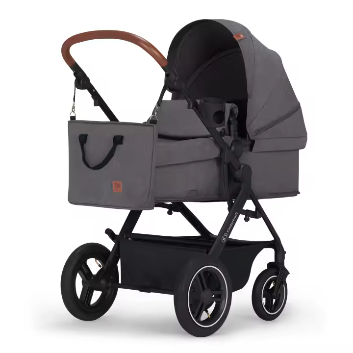 Kinderkraft Carrito Bebé 3 en 1 B-TOUR con Mink PRO, Silla de Paseo desde el nacimiento hasta los 22 kg, con Silla de Coche - 1
