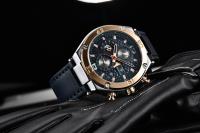 Reloj De Pulsera Deportivo Multifuncional Para Hombre BENYAR 2023 Cronógrafo De Cuarzo Resistente Al Agua 30M Con Manos Luminosas Y Calendario Completo Material De Correa De Cuero - details 15
