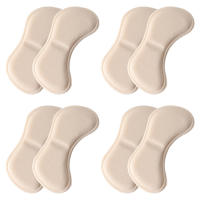 4 Pares De Almohadillas Para Tacón Antideslizantes Alivio Del Dolor Adhesivo Para Protección De Los Pies Suaves Y Duraderas - details 4
