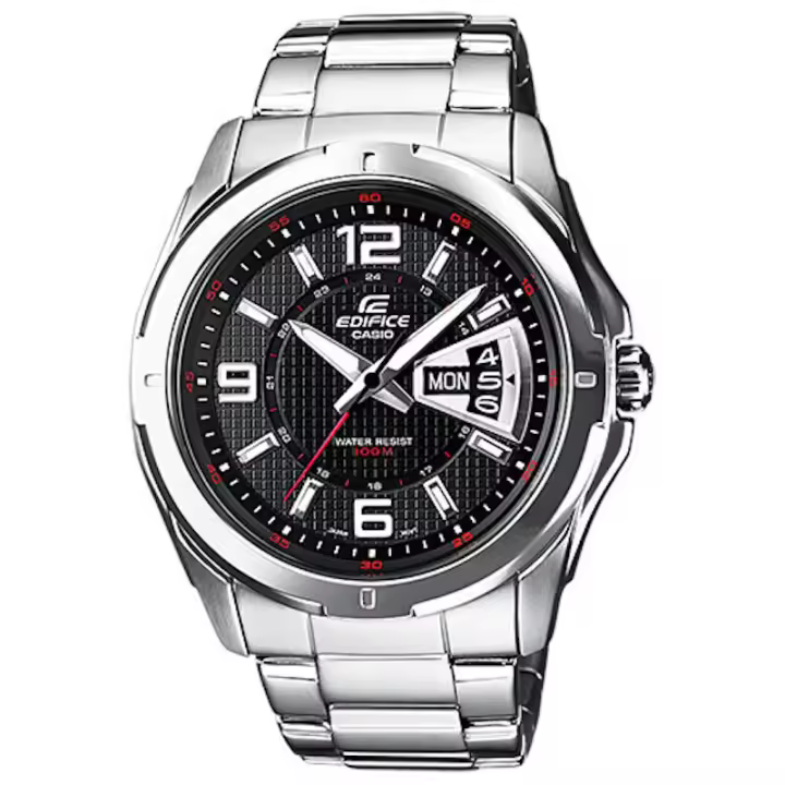 ​reloj hombre Casio Edifice EF-129D-1A 44.8mm 100m WR correa de acero - 1