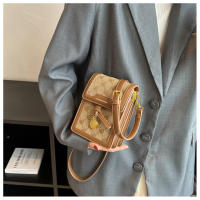 Bolso Cruzado Mini Vertical Para Mujer Estilo Retro Textura Premium Bolso De Hombro Para Niñas Bolsa Para Teléfono Móvil - details 7