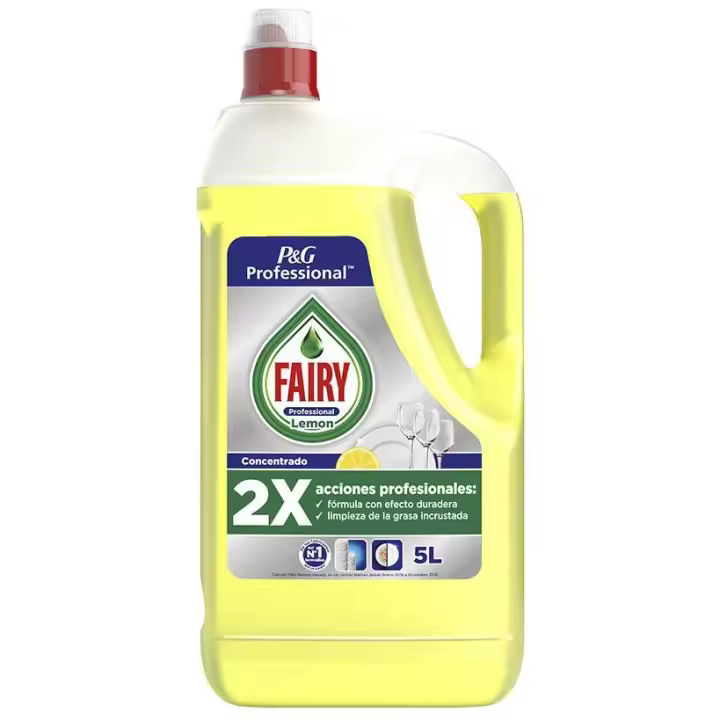Fairy Professional Limón Lavavajillas Concentrado 5000 ml - Fórmula Potente para una Limpieza Profunda - 1