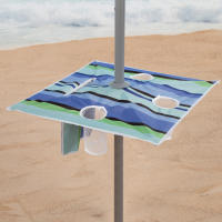 AKTIVE, Sombrilla playa antiviento, Marinera, 210 cm, Protección UV50, Mástil acero, Inclinable y regulable en altura, Tejido poliéster Oxford, Sombrilla para la playa, Sombrillas grandes, Sombrilla playa grande - details 6