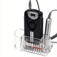 Caja De Almacenamiento Para Manicura 1PC Cabeza De Trituración De Tungsteno Con Base De Escritorio Cepillo De Uñas Y Drit Bit Para Acrílico De Estudio - details 1