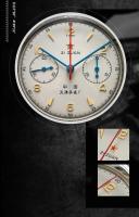 Reloj De Piloto Retro Para Hombre 1963 Reloj Automático 42mm Impermeable Cronógrafo De Cuarzo Vintage Con Correa De Nylon - details 9