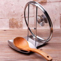 Rack De Cocina De Acero Inoxidable Soporte Para Ollas Tazas Y Cubiertos Organizador De Estufa Estante Para Cubiertos Y Sopas - details 0