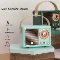 Altavoz Portátil con Bluetooth, Subwoofer de graves inalámbrico para Exterior, Estéreo para Coche, Mini Caja de Música Retro Para Ios/Android - details 5