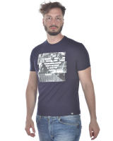 Emporio Armani Camiseta Algodón Hombre Azul 3Z1T751JPZZ 922 - details 3