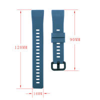 Correa De Pulsera Inteligente De Silicona Para Huawei Band 3 / Band 3 pro / Band 4 pro Correa De Muñeca Unisex De 21cm Con Hebilla Metálica - details 1