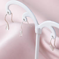 Pareja De Base De Aretes En Plata De Ley S925 Para Creación De Joyería DIY Accesorios De Findings Para Manualidades - details 2