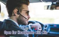 Auriculares Bluetooth Inalámbricos De Peso Ligero Para Camión Oficina Call Center Con Micrófono De Cancelación De Ruido Y Auriculares Abiertos - details 1