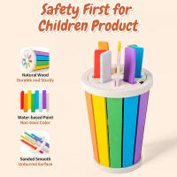 Juguete Educativo De Madera 3 En 1 Para Niños Juego De Alineación Sensorial Montessori Aprendizaje En La Guardería - details 4