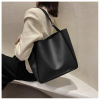 Bolso De Hombro Para Mujer Estilo Retro Minimalista Gran Capacidad Malla Texturada Bolso De Comercio Forma De Barroco - details 12