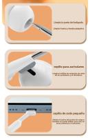 Mini Aspiradora Portátil Para Limpieza De Teclado Computadora Auriculares Móviles Herramienta De Limpieza Con Cepillo Y Bolígrafo - details 9