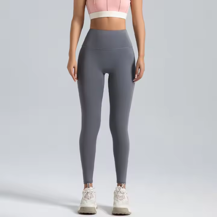 Pantalones de yoga sin Corte en T, High Belt, augmentation de glúteos, Mallas Deportativas para correr que controla El abdomen y Dan sensación de Desdesnudo - 1