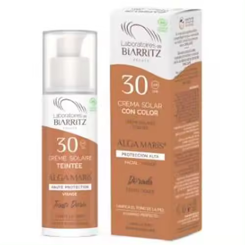 Alga Maris - Lab. Biarritz Crema Facial Color Dorado Spf30 50Ml. - 1