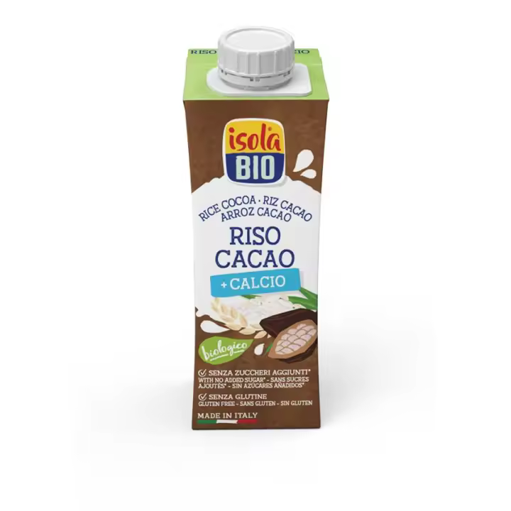 Bebida Vegetal De Arroz Con Cacao Calcio 250Ml Bio - 1