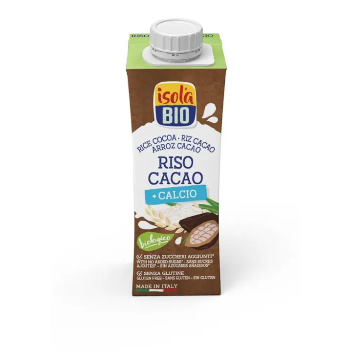 Bebida Vegetal De Arroz Con Cacao Calcio 250Ml Bio - 1