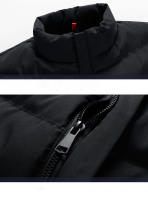 Abrigo De Invierno Para Hombre Parka Gruesa Y Cálida De Color Sólido Estilo Casual Para Mujer Moda Streetwear Tallas Hasta 8XL - details 6