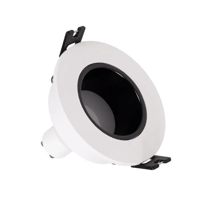 Ledkia Foco Downlight Cónico GU10 6W Corte Ø 75 mm Bajo UGR PC - 1